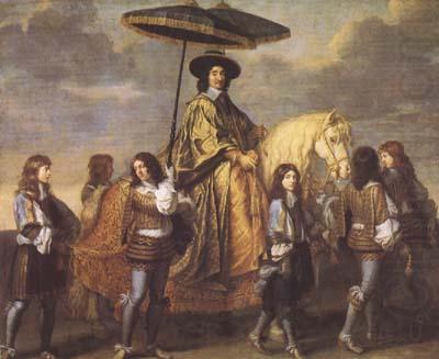 LE BRUN, Charles Chancellor Seguier at the Entry of Louis XIV into Paris in 1660 (mk08) china oil painting image